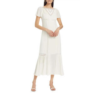 Reformation White Midi Dress